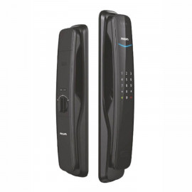 Электронный дверной замок Philips EasyKey DDL702 Face ID - биометрия, карта, код, Face ID